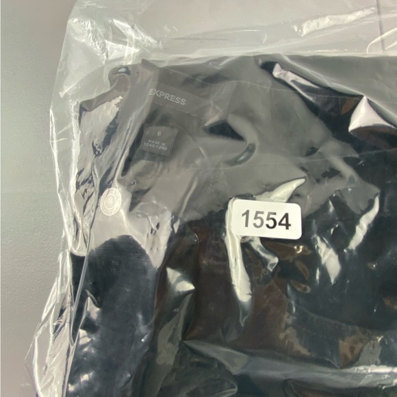 Express black velvet velour soft bootcut pants women's size 8 - Picture 14 of 15